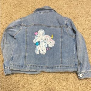 My Little Pony Blue Jean Jacket Cropped Design
